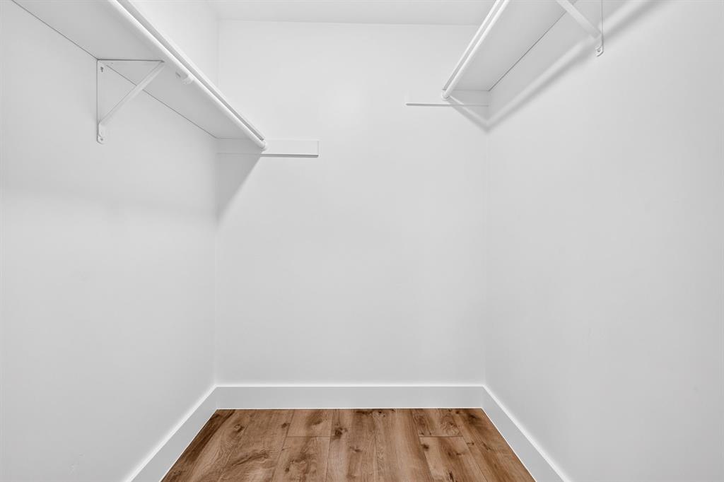 Closet off the primary bedroom