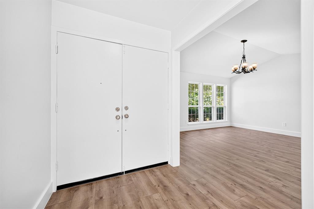 View showing entry and living room #1