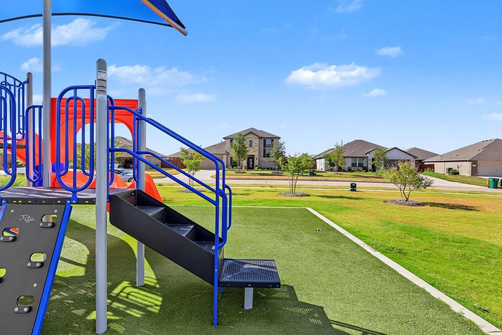 View of playground located directly across the street