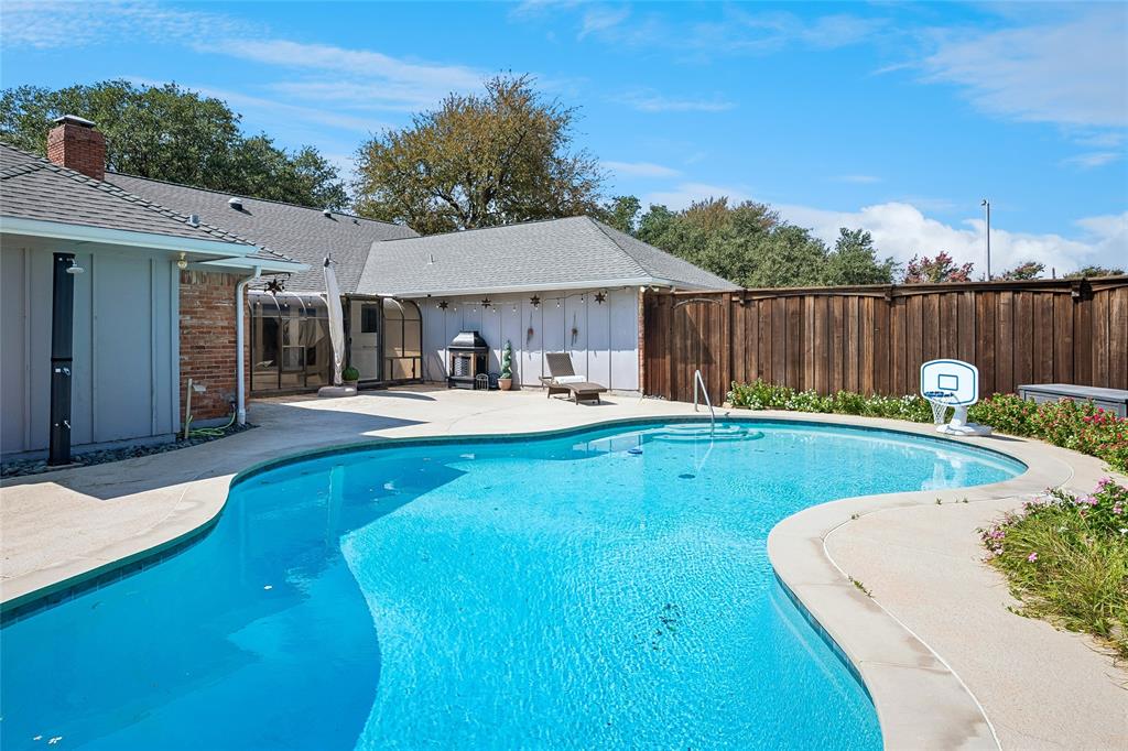With our long Texas summers, the pool will beckon you outdoors.