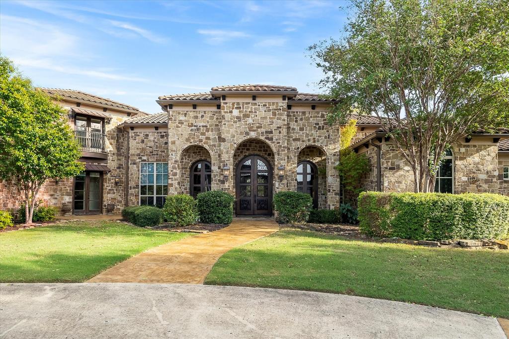 Impressive Drive up with large & wide circular drive. Extensive landscaping.