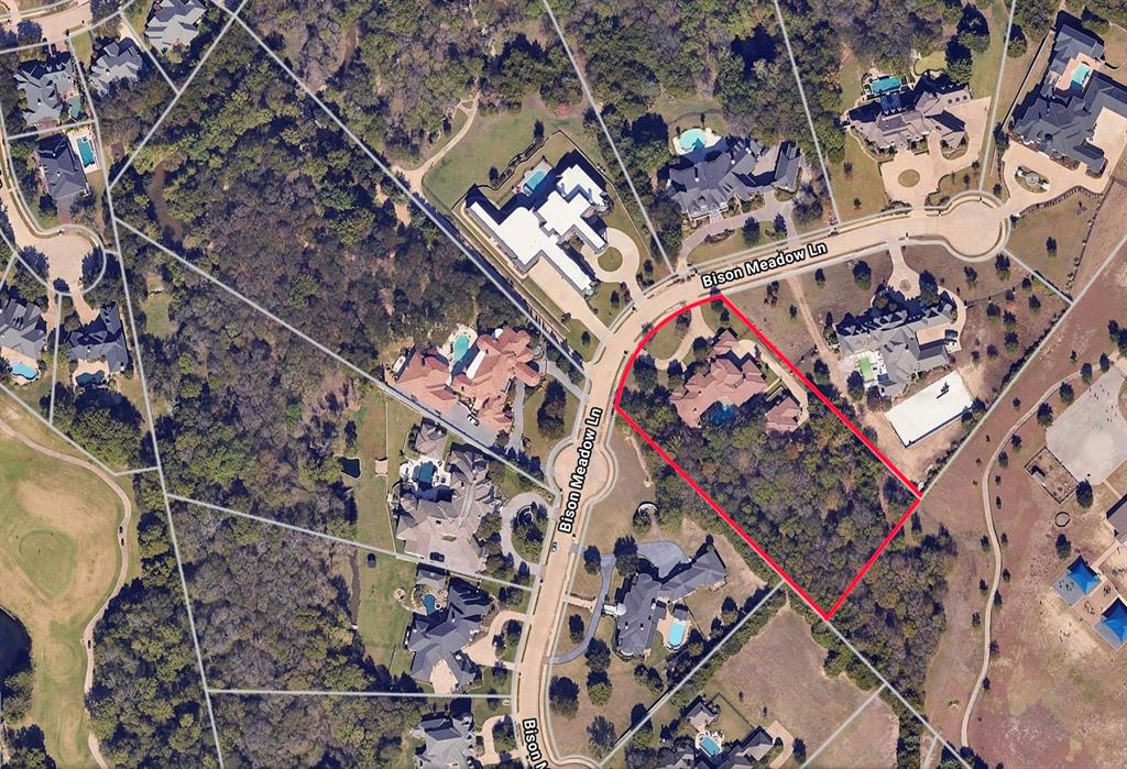 areial outlining approx property boundries.