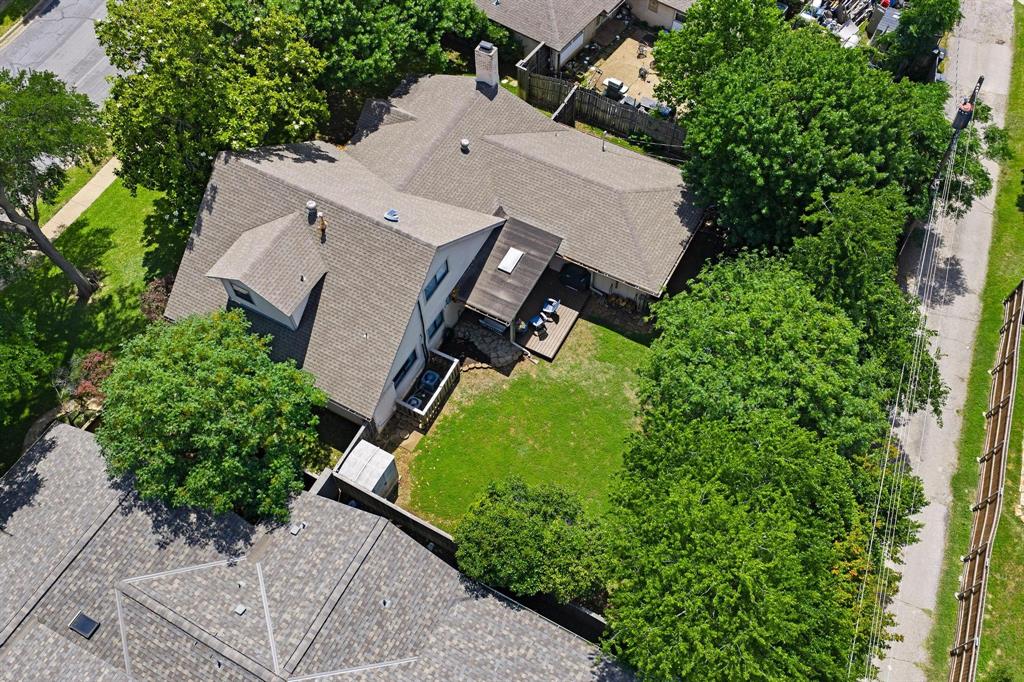 Overhead view
