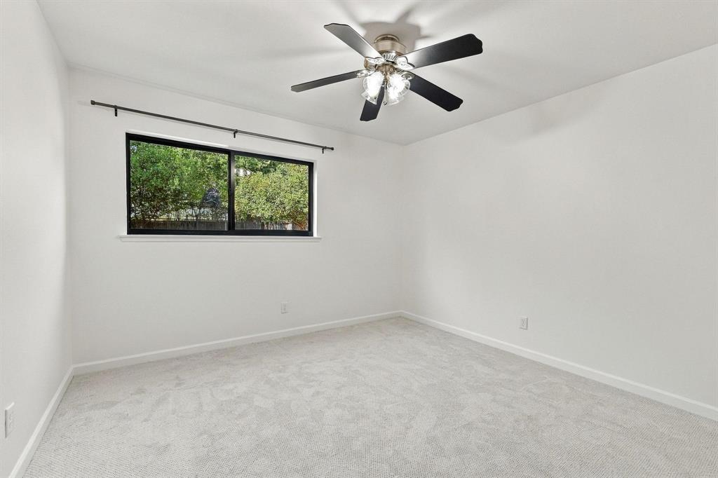 Bedroom 2 with fresh paint and carpet