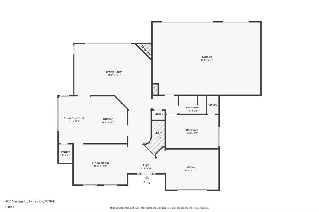 1st Floor Floorplan