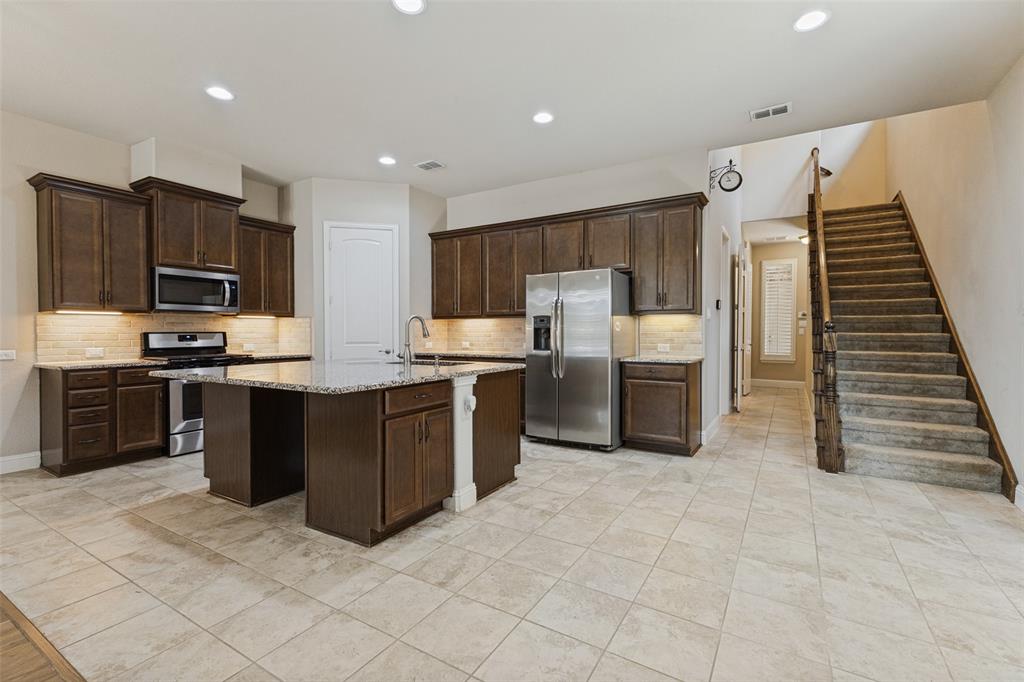 Spacious dining area
