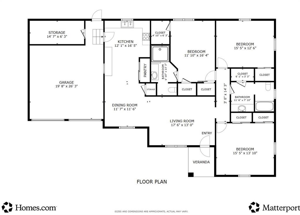 Floor Plan provides a great look that layout and possibilities of this home. See the 360º Tour in the Virtual Tours or contact listing agent for direct link.