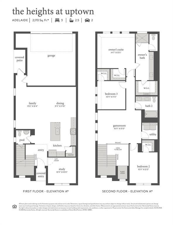 Blending an open and flowing main level with private bedroom spaces upstairs, our Adelaide floor plan was designed for modern living! Blending an open and flowing main level with private bedroom spaces upstairs, our Adelaide floor plan was designed for modern living!