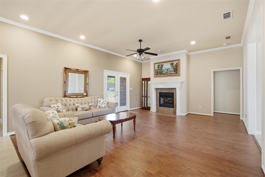 FRENCH DOORS LEAD TO BACK PATIO