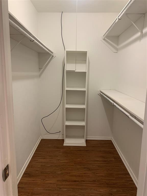 ONE OF TWO PRIMARY CLOSETS