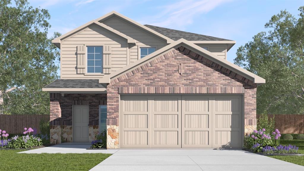 Multi-textured exterior featuring brick, stone accents, and siding Multi-textured exterior featuring brick, stone accents, and siding