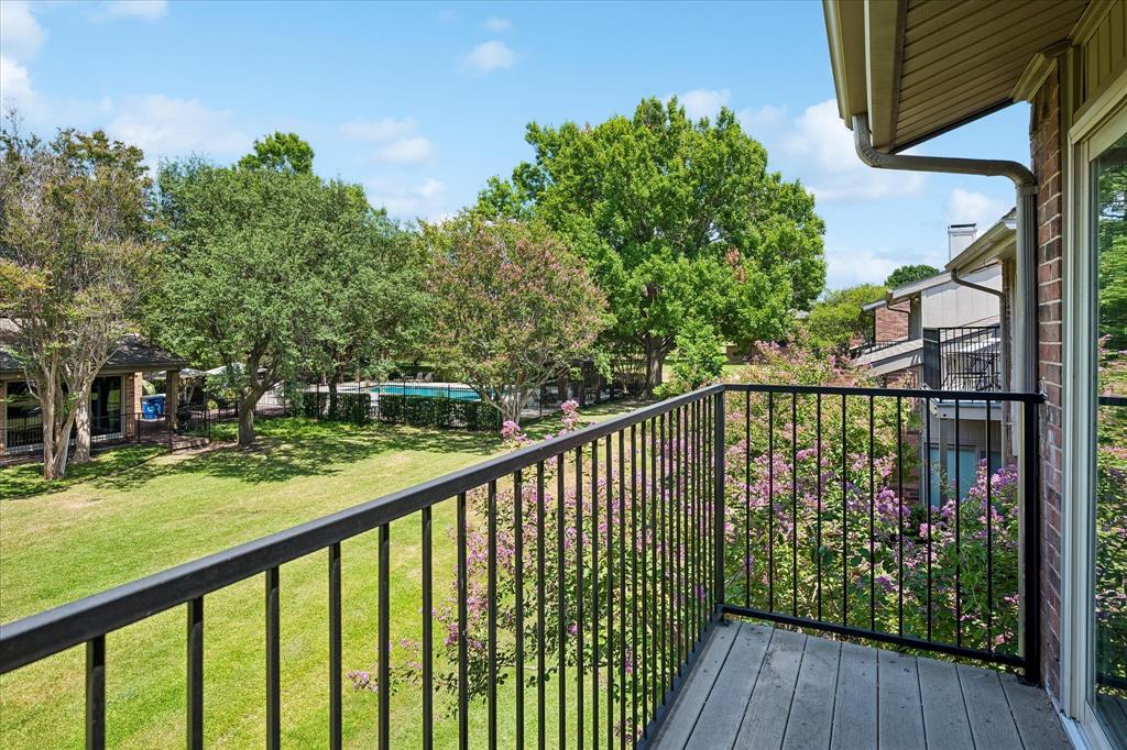 Balcony off primary bedroom