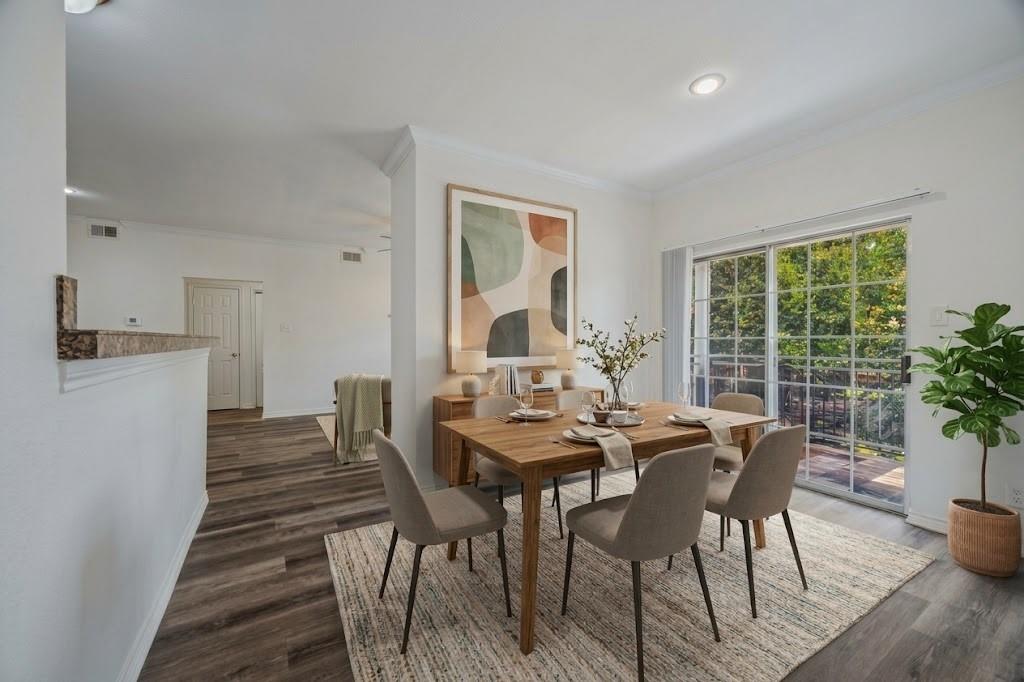 Dining Room Staged Virtually