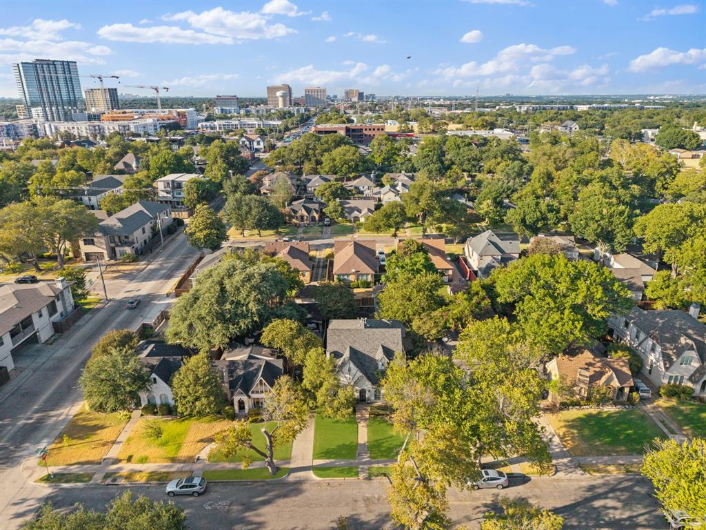 Residential neighborhood featuring mature trees and established homes