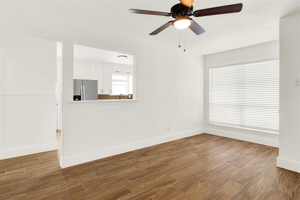 Living room opens to the kitchen Living room opens to the kitchen