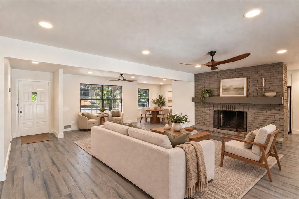 Living room has been staged to show potential.