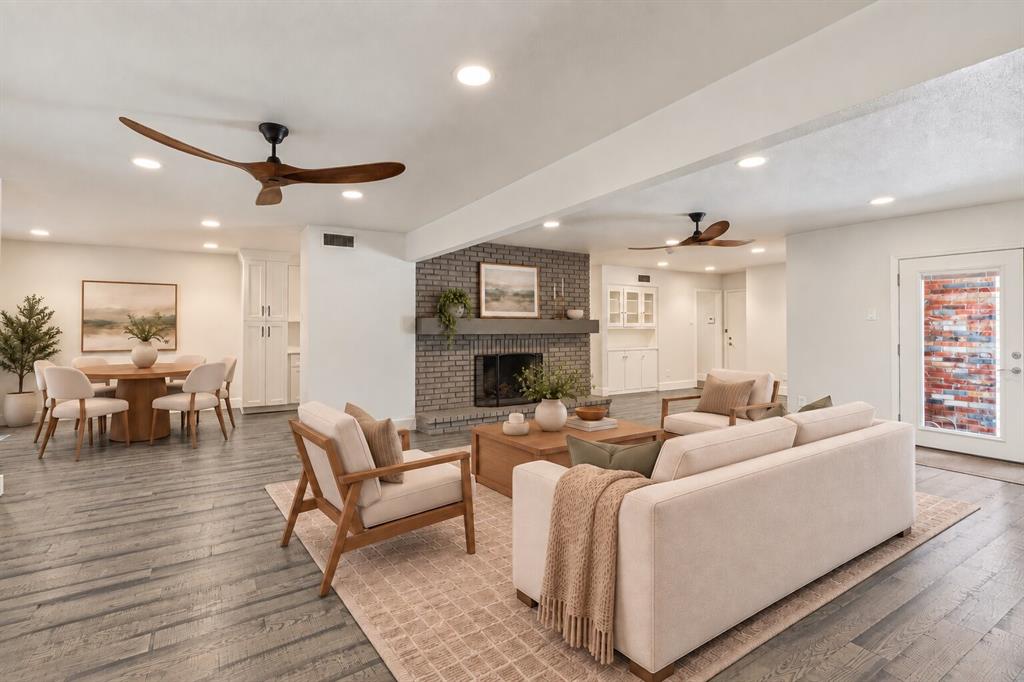Living room has been staged to show potential.