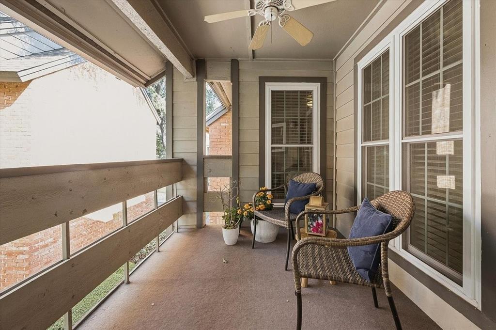 Private Balcony,  plus storage closet
