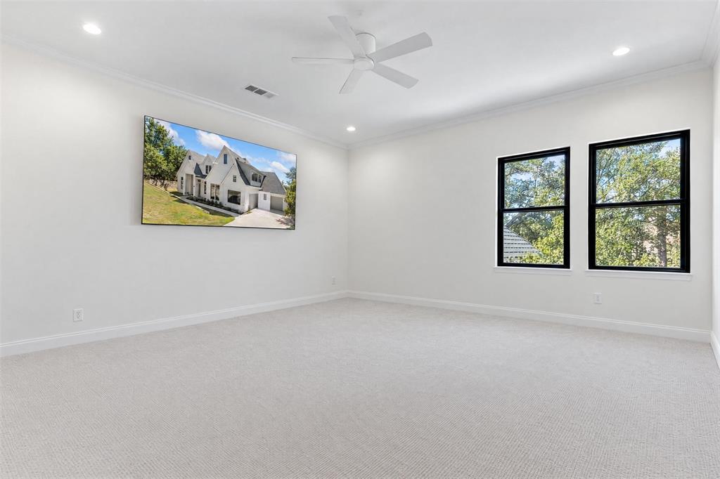 Upstairs Media/Game Room (virtually removed furnishings)