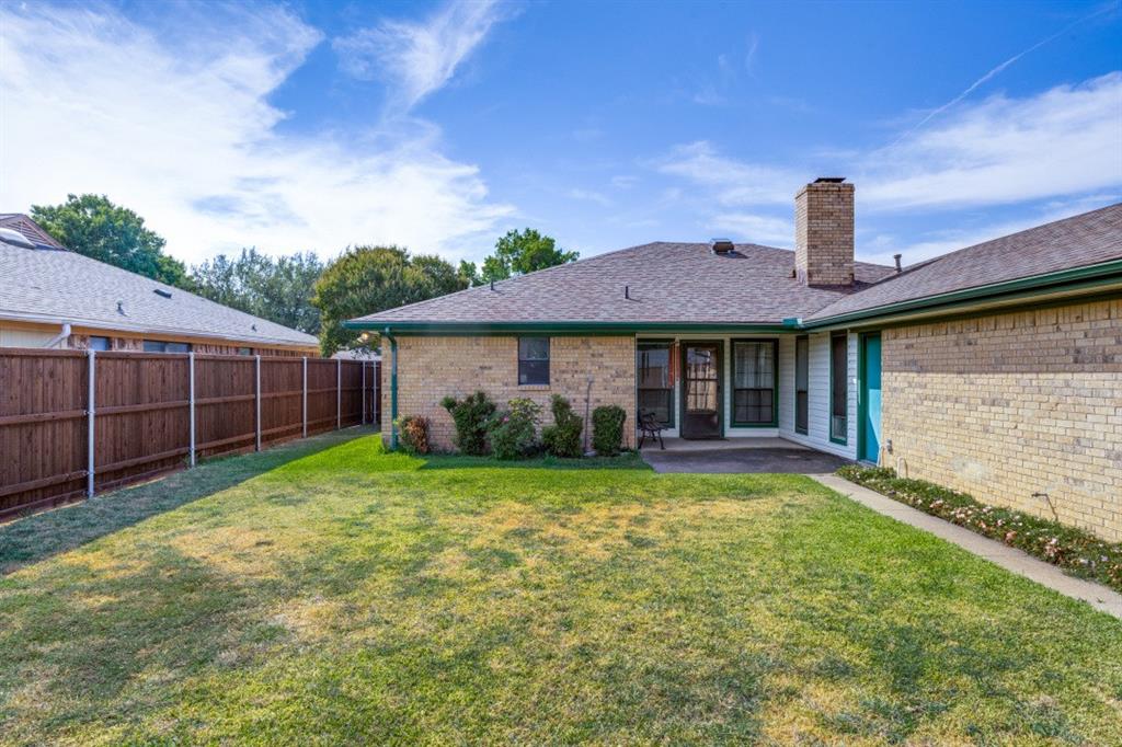 Good privacy in the backyard as well.