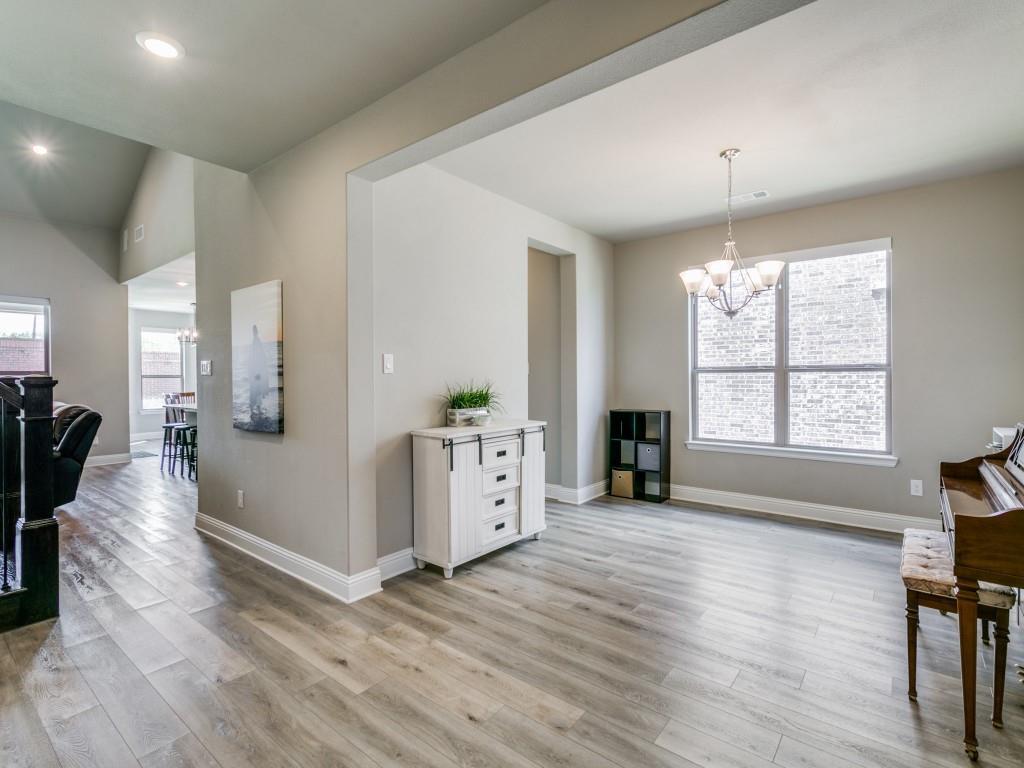 Elegant formal dining area