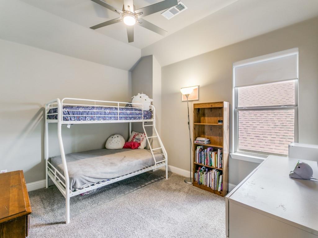 Spacious secondary bedrooms with walk-in closet