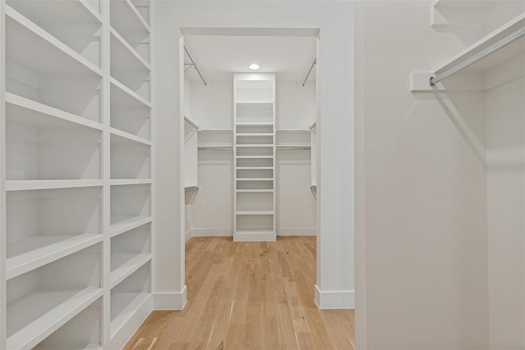 Primary closet