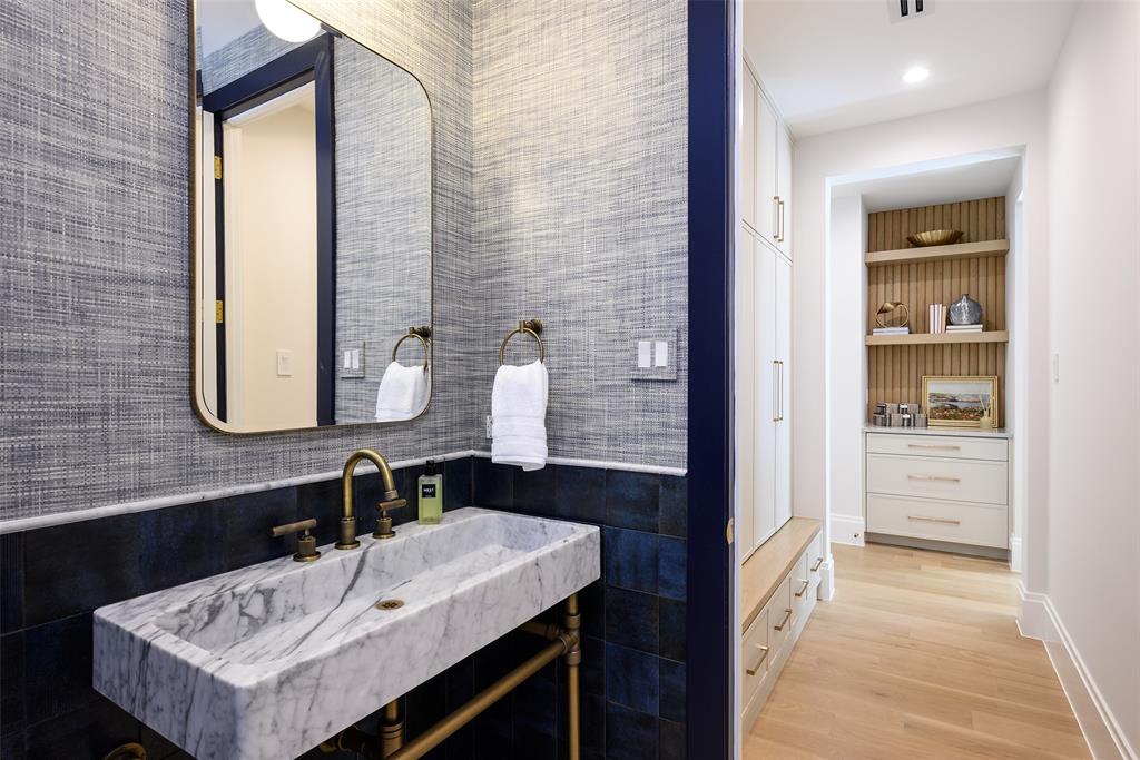Pool/Powder bath and full bath downstairs