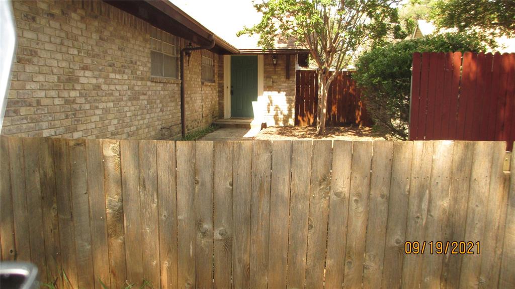 Back door leads out to garage Back door leads out to garage
