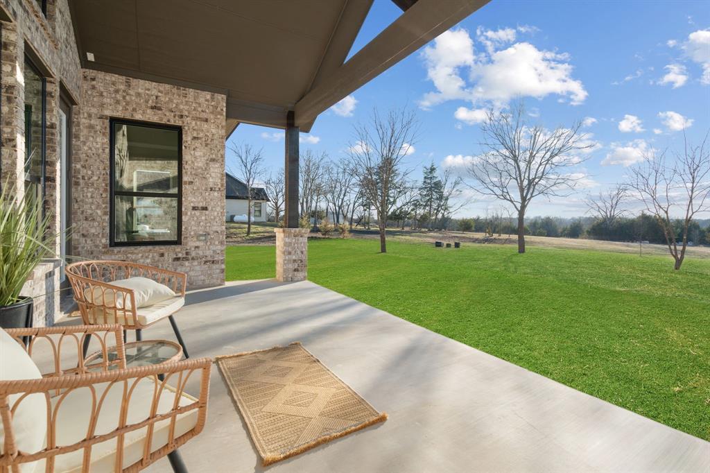 Backyard patio