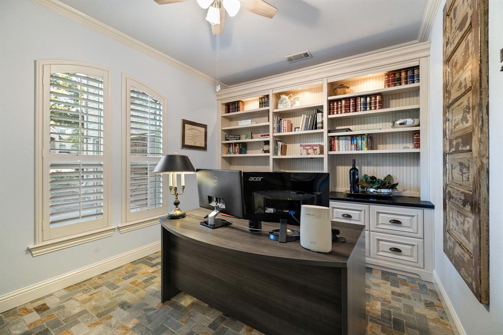 Office is just off the entryway. Work from home has never been better. Office is just off the entryway. Work from home has never been better.