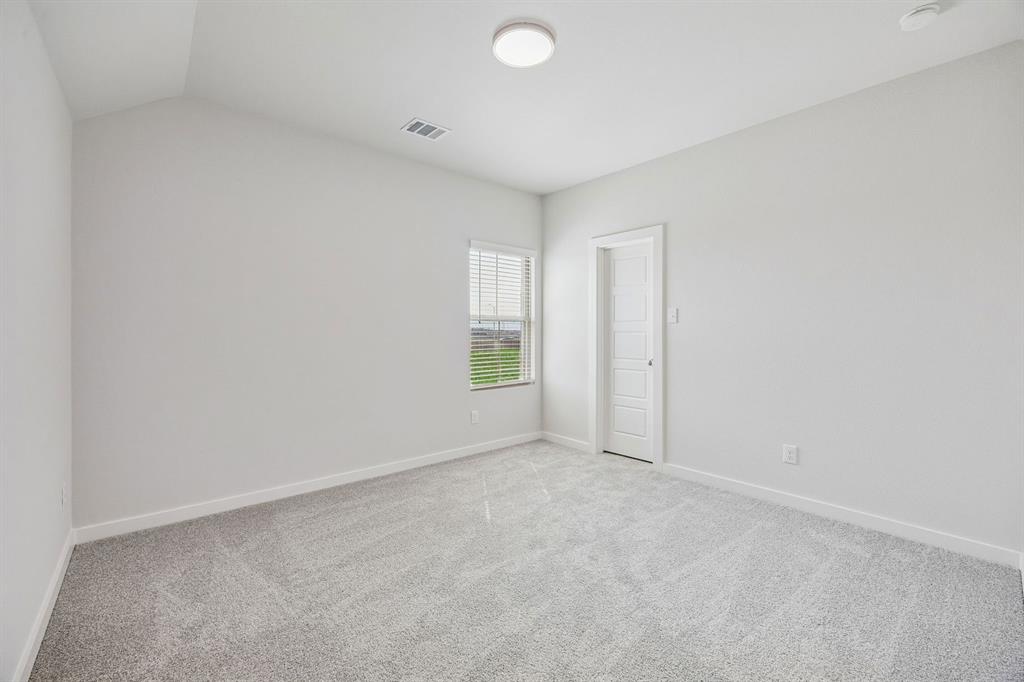 Bedroom in the Stanley II home plan – REPRESENTATIVE PHOTO