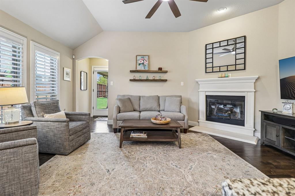 Living Room with Fireplace