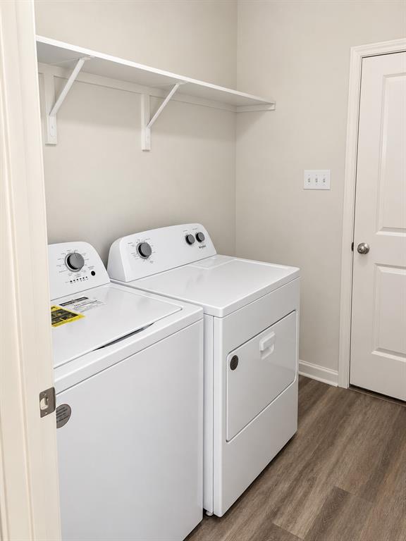 W/D in laundry room