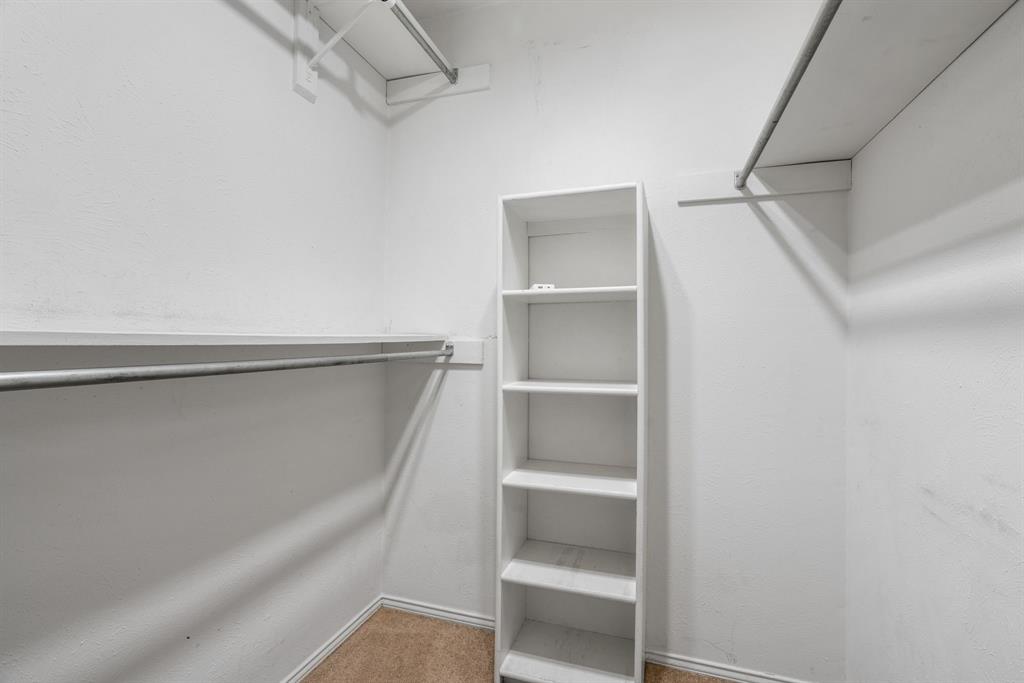 Large primary closet
