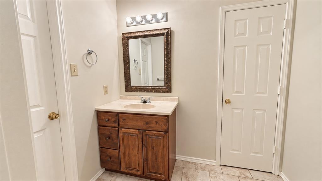 Upstairs Jack and Jill sink area