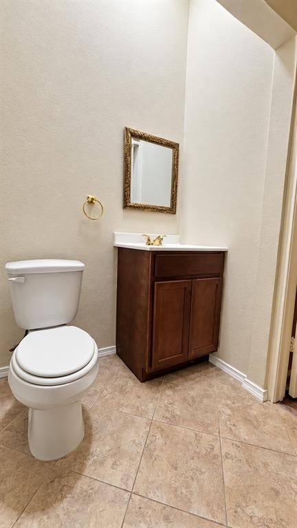 Half bath downstairs