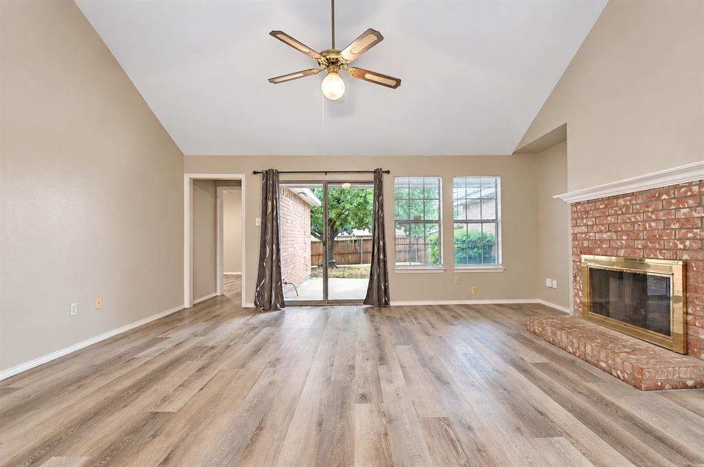 Living Room with sliding glass door to back patio Living Room with sliding glass door to back patio