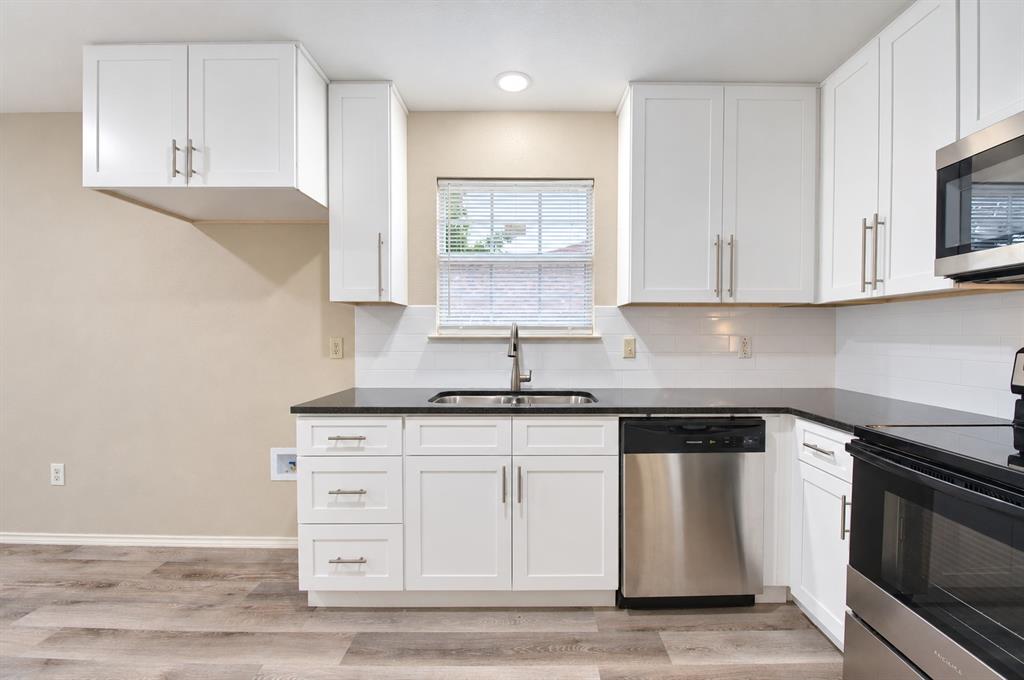 Newer cabinetry and granite countertops