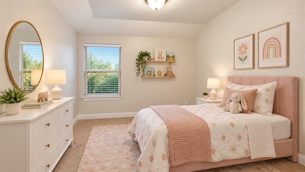 Upstairs bedroom Staged
