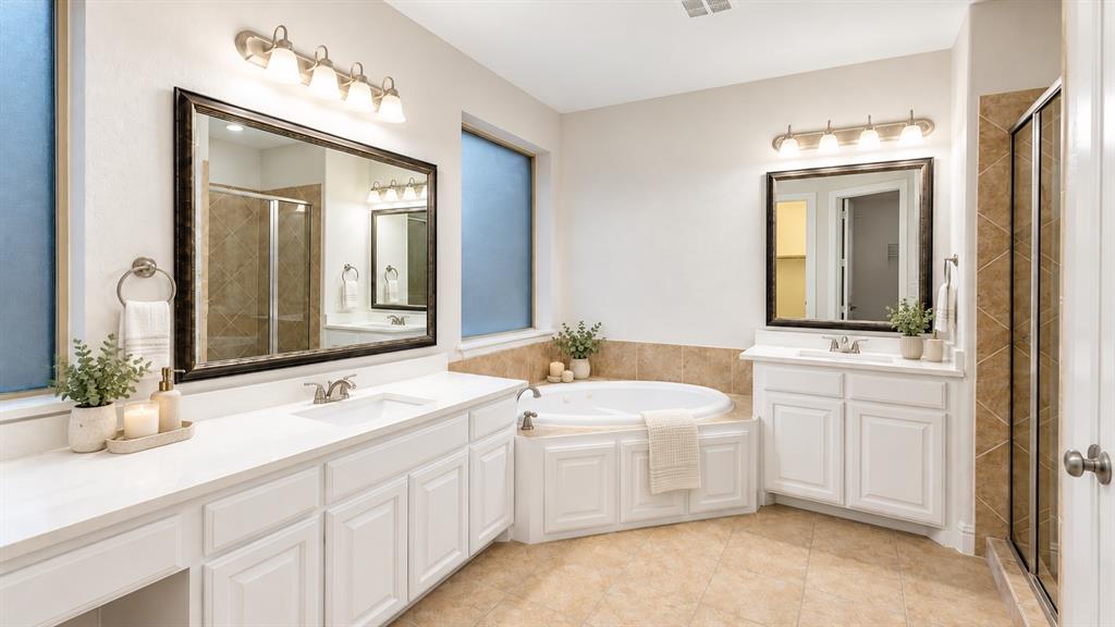 Master BAthroom staged
