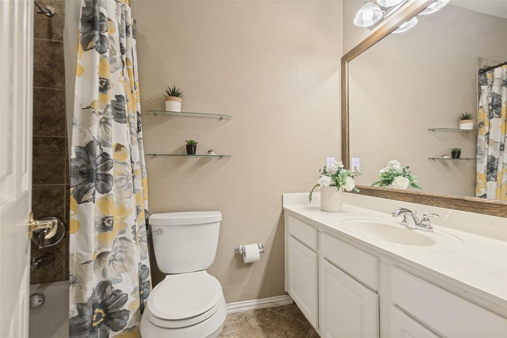 Bath #2 between bedroom #2 and #3