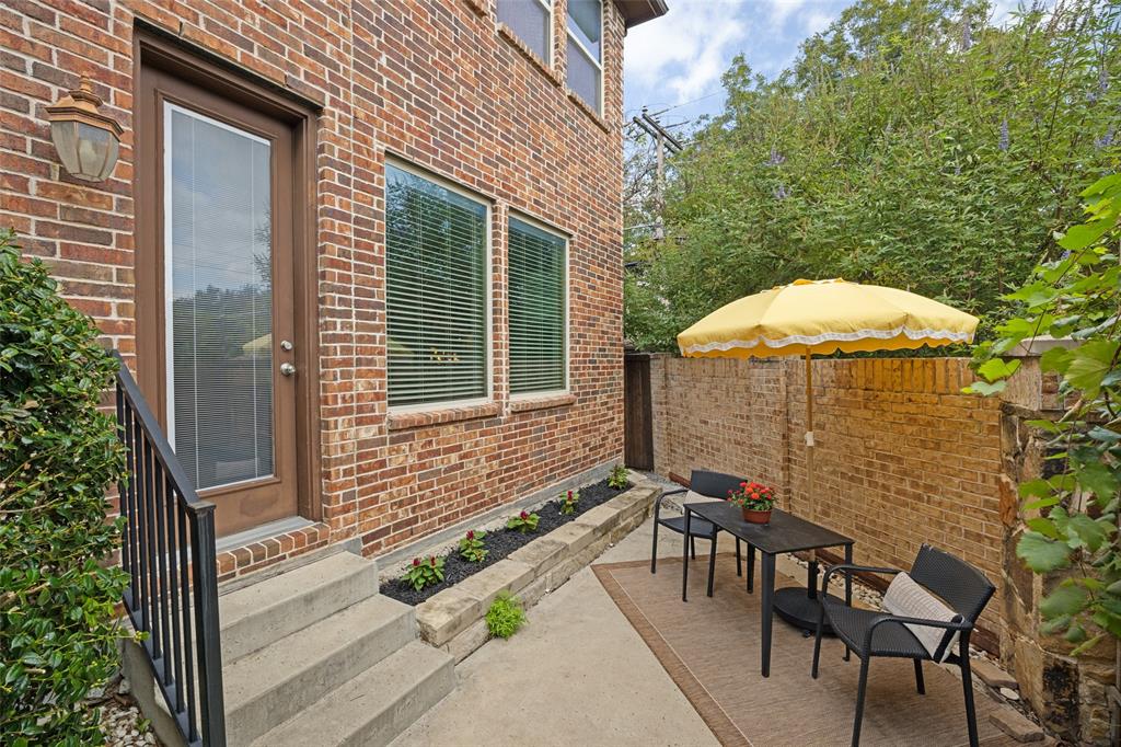 Backyard patio