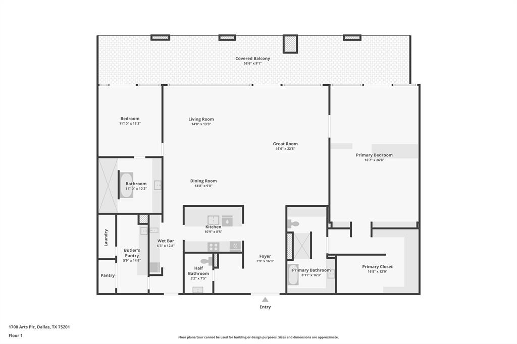 1717 Arts Plaza, #2303, Dallas, TX 75201