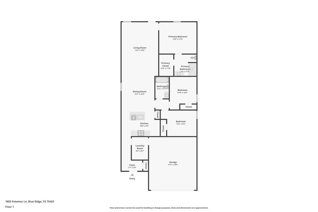1805 Potomac Lane, Blue Ridge, TX 75424