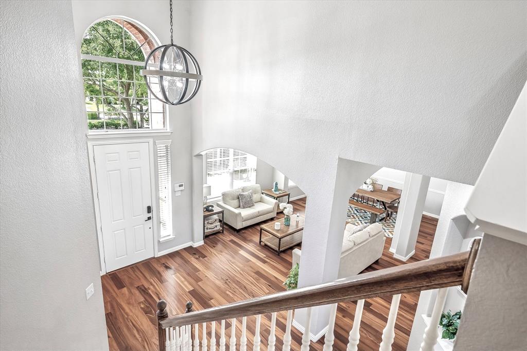 Updated lighting, hardwood floors and neutral paints