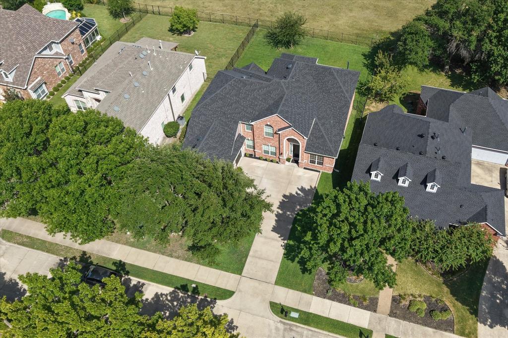 Private street - Off the Parkway with mature trees and golf course lot