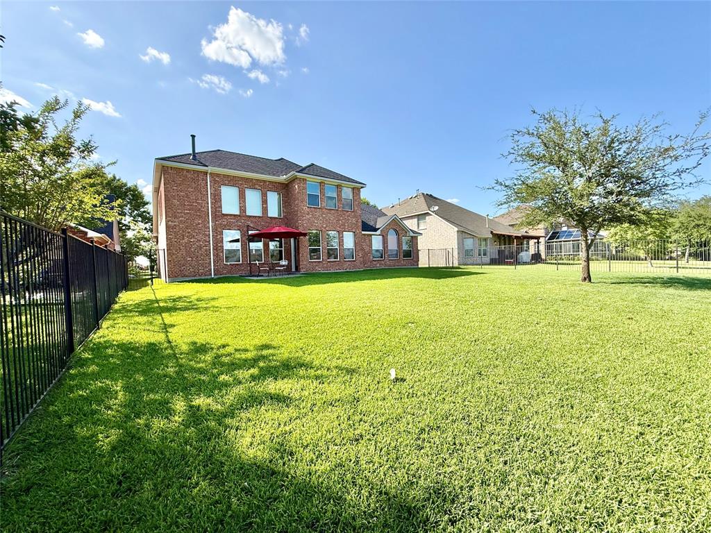 Large yard