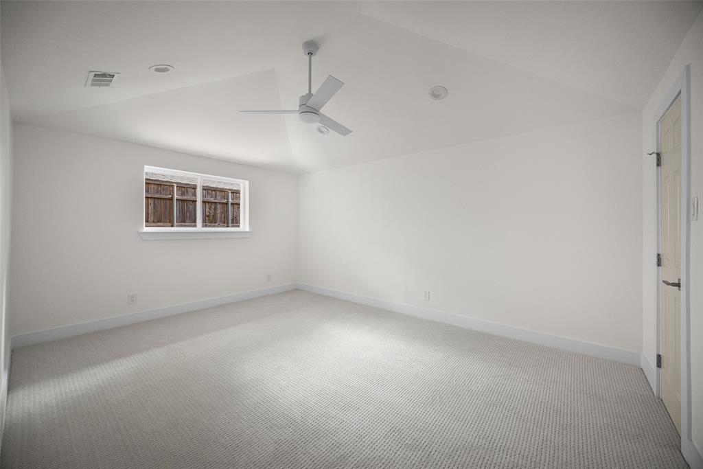 Large secondary bedroom, that is large enough to be a playroom, office, etc.