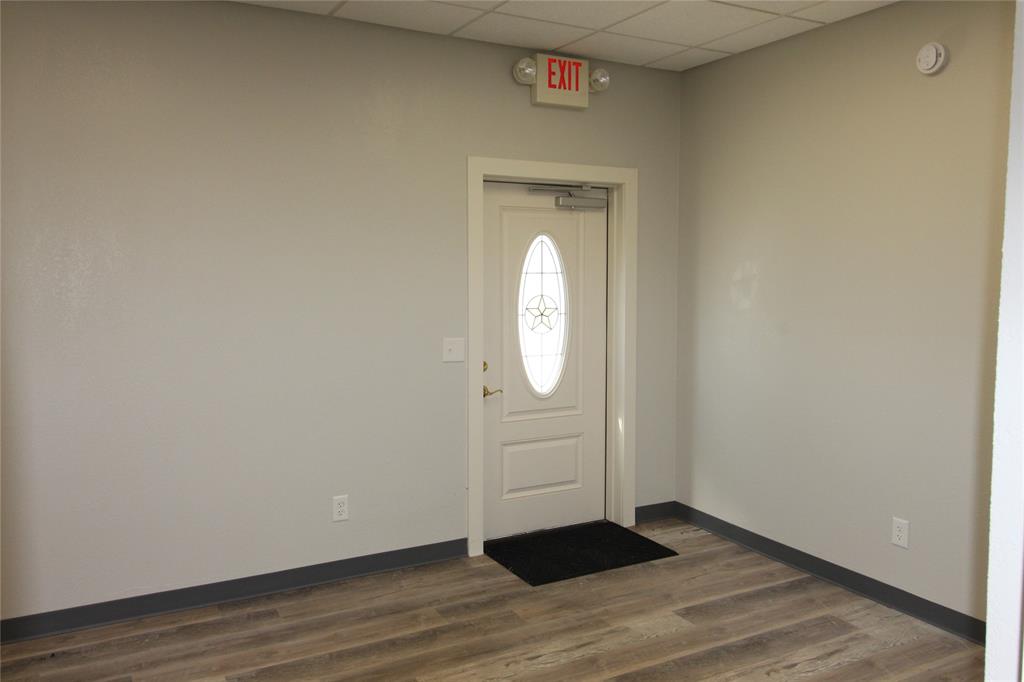 Entry area into open office. Entry area into open office.